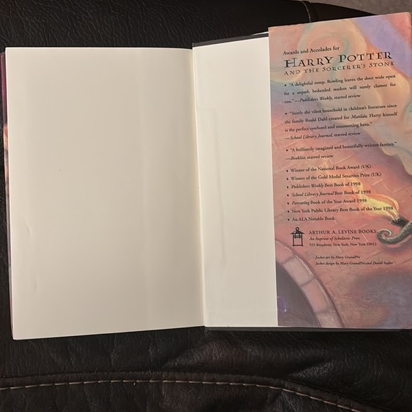 RARE Harry Potter and the Chambers of Secrets 1st American Ed w/Typo Misprints - Picture 4 of 9